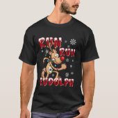 Kerstmis, 5.000 uur met Rudolph Holiday Team T-shirt (Voorkant)