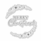 Kerstmis 5 sticker (Voorkant)