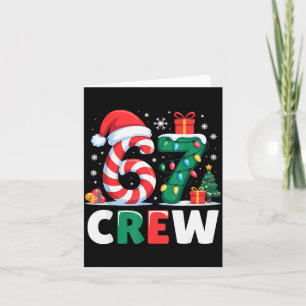 Kerstmis 67 Crew Brainrot Grappige Candy Cane Lich Kaart