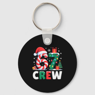 Kerstmis 67 Crew Brainrot Grappige Candy Cane Lich Sleutelhanger
