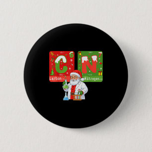 Kerstmis 67 Meme Wetenschap Chemie Humor Periodiek Ronde Button 5,7 Cm