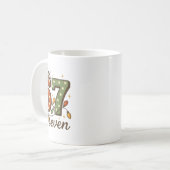 Kerstmis 67 Meme Zes Zeven 6-7 Grappige Internetgr Koffiemok (Voorkant links)