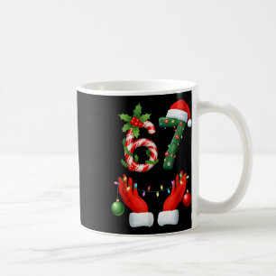 Kerstmis 67 Six Seven Meme Pyjama's Vakantie Gen A Koffiemok