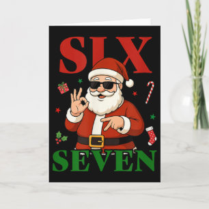 Kerstmis 67 Zes Zeven Grappige Gen Z Alpha Slaang Kaart