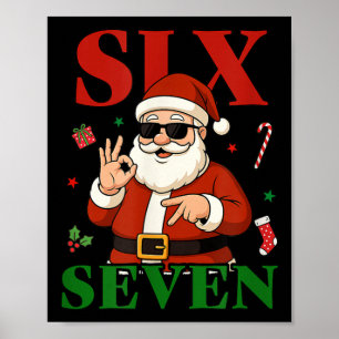 Kerstmis 67 Zes Zeven Grappige Gen Z Alpha Slaang Poster