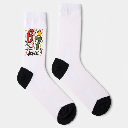 Kerstmis 6 7 Sokken  (Rechts)