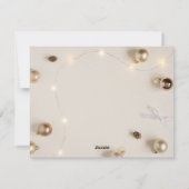 Kerstmis 8 feestdagenkaart (Achterkant)