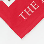 Kerstmis 8 Foto Collage Familie Fleece Deken (Hoek)