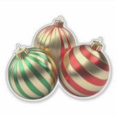 Kerstmis 8 sticker (Voorkant)