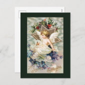 Kerstmis a Joyous Christmastide Feestdagenkaart (Voorkant / Achterkant)