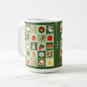 Kerstmis Advent Koffiemok (Voorkant links)