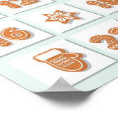 Kerstmis Adventkalender Poster (Hoek)