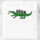 Kerstmis Alligator Stickers (Tas)