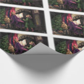 Kerstmis Along Cadeaupapier (Hoek)