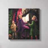 Kerstmis Along Canvas Afdruk (Voorkant)