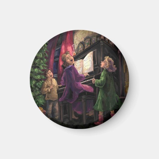 Kerstmis Along Magneet (Voorkant)