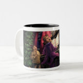 Kerstmis Along Tweekleurige Koffiemok (Voorkant links)