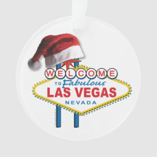 Kerstmis als Vegas Sign. Ornament