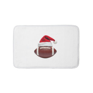 Kerstmis American Football Bal Sinterklaas Hoed (1 Badmat