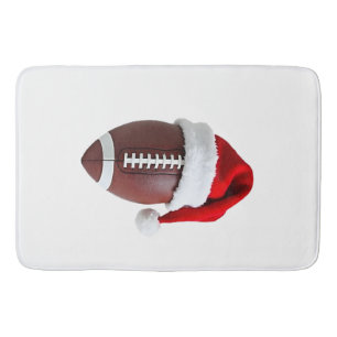 Kerstmis American Football Bal Sinterklaas Hoed (3 Badmat