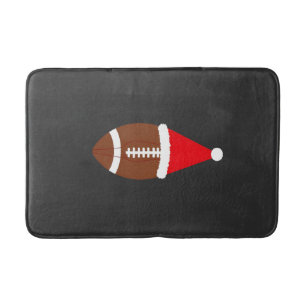 Kerstmis American Football Bal Sinterklaas Hoed (4 Badmat