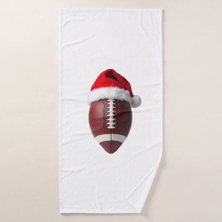 Kerstmis Amerikaans Voetbal Bal Sinterklaas Hoed Badhanddoek