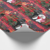 Kerstmis - Amiche Poodle - Tinkerbell Maltees Cadeaupapier (Hoek)