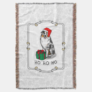 Kerstmis: Australische herder (blauwe kool tan/w 1 Deken