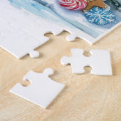 KERSTMIS BABBA YAGA'S GINGERBREAD HUIS LEGPUZZEL (Zijkant)