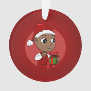 Kerstmis baby cartoon ornament