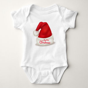 Kerstmis, Baby Jersey Bodysuit/Mijn eerste kerstmi Romper