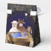 Kerstmis Baby Jesus Bedankdoosjes (Achterkant)