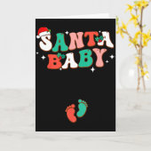 Kerstmis Baby Kerst Zwangerschap Aankondiging Zwan (Gele Bloem)