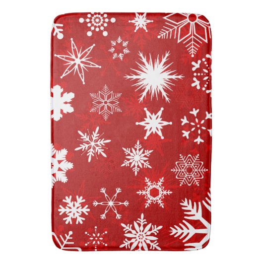 Kerstmis badkamer decor badmat (Voorkant Verticaal)