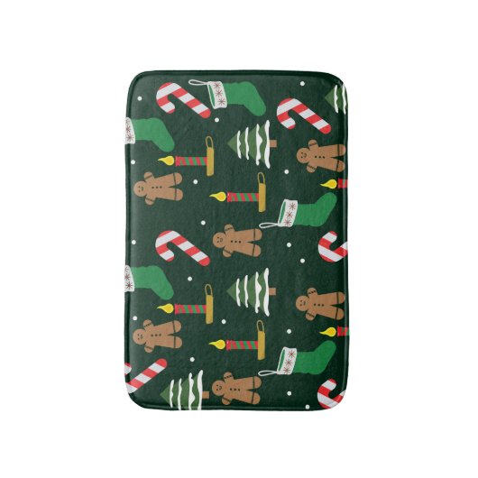 Kerstmis Badmat (Voorkant Verticaal)