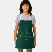 Kerstmis bakken bemanning moderne minimale elegant schort (Insitu)