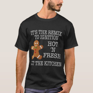 Kerstmis bakken peperkoek man Hot Fresh Out Kit T-shirt