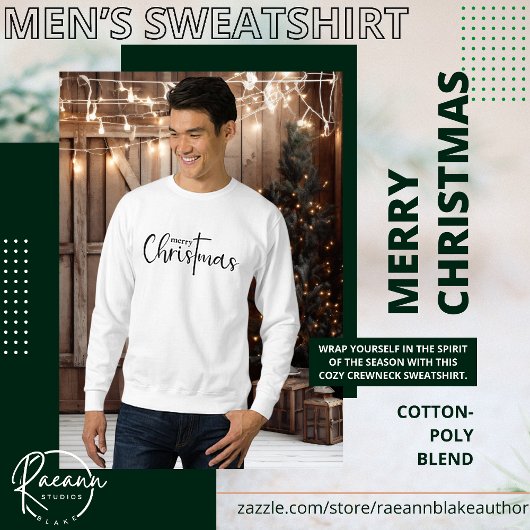 Kerstmis Basic Sweatshirt voor Mannen