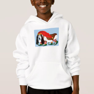 Kerstmis Basset Hound Elf