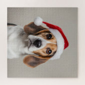 Kerstmis Beagle Legpuzzel (Horizontaal)