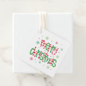 Kerstmis Bedankjes Labels (In situ)