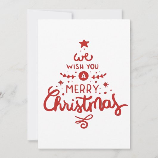Kerstmis Bedankkaart (Voorkant)