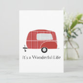 Kerstmis Bedankkaart (Staand voorkant)