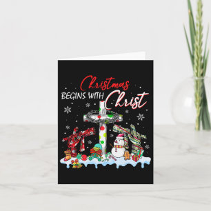 Kerstmis begint met de Christelijke honk van Chris Kaart