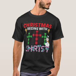 Kerstmis begint met de Christelijke honk van Chris T-shirt