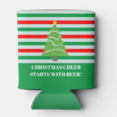 Kerstmis begint met de feestdag van de bier blikjeskoeler (Achterkant)