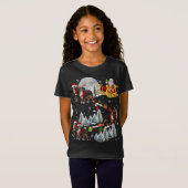 Kerstmis Berner Berg Sledge Kerstmis Sledge Sant T-shirt (Voorkant volledig)