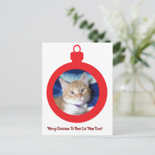 Kerstmis, Beste Kat Moeder Ooit ,  Feestdagenkaart