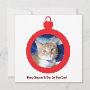 Kerstmis, Beste Kattenmoeder Ooit , Vlakke Kaart