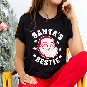 Kerstmis: Bestie Modern Black, kerstmis T-shirt